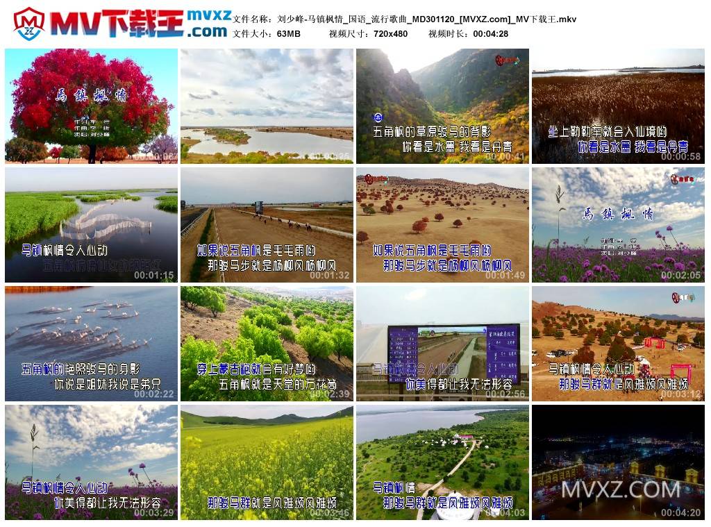 刘少峰-马镇枫情_国语_流行歌曲_MD301120